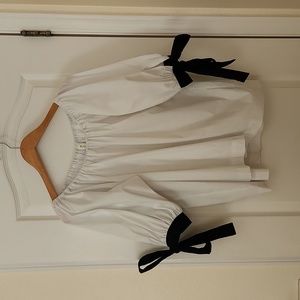 Eliza Faulkner Sally Top Black and White size Large